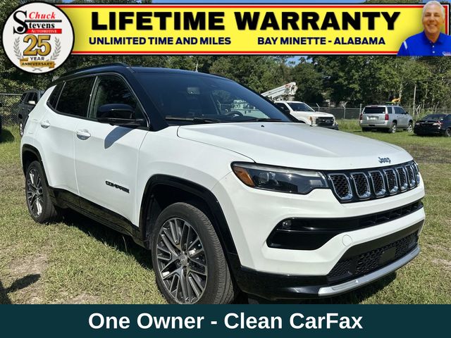 Bright White Clearcoat 2023 Jeep Compass SUV / Crossover Four-Wheel Drive 8-Speed Automatic
