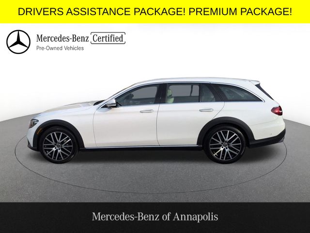 Polar White 2023 Mercedes-Benz E-Class All-Terrain E 450 4MATIC Wagon All-Wheel Drive 9-Speed Automatic