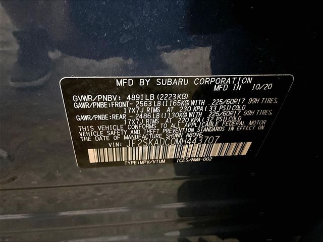 2021 Subaru Forester Base Blue at Bob Ruth Ford
