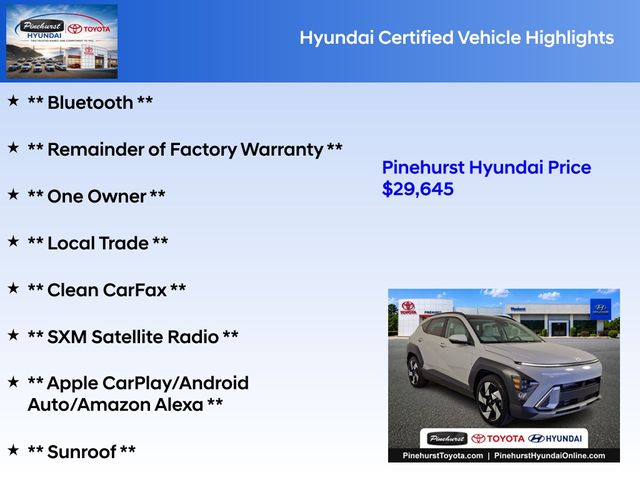 Used 2026 Hyundai Kona SUV