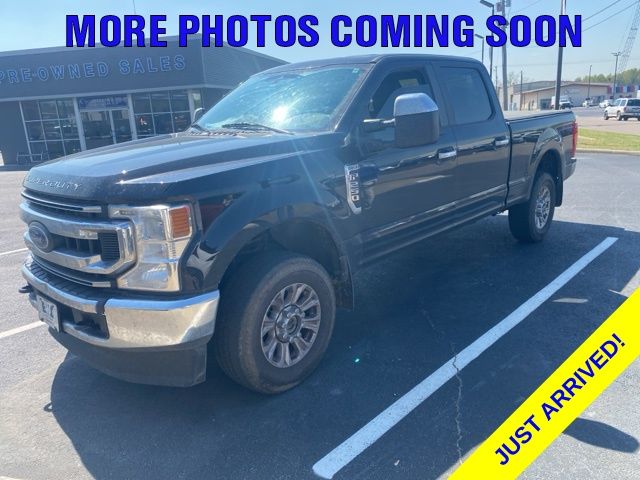 Black Metallic 2021 Ford F-250 Super Duty XL Crew Cab 4WD Pickup Truck Four-Wheel Drive 6-Speed Automatic