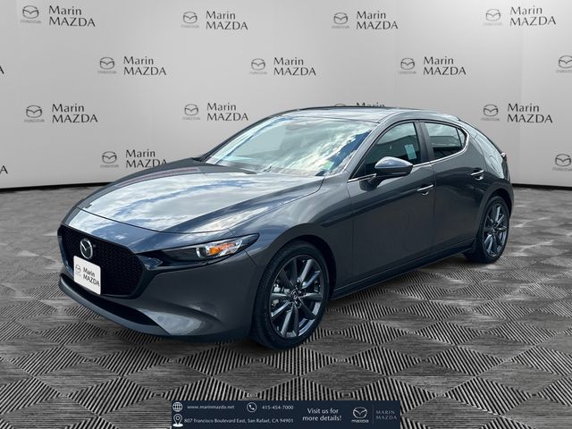 Machine Gray Metallic 2024 Mazda MAZDA3 Hatchback Front-Wheel Drive 6-Speed Automatic