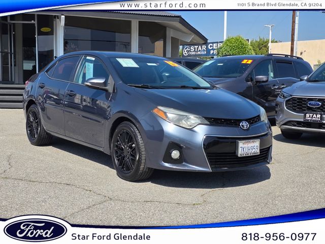 Slate Metallic 2015 Toyota Corolla S Plus Sedan Front-Wheel Drive Continuously Variable Transmission