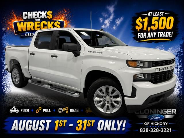 Summit White 2022 Chevrolet Silverado 1500 Pickup Truck Four-Wheel Drive 8-Speed Automatic