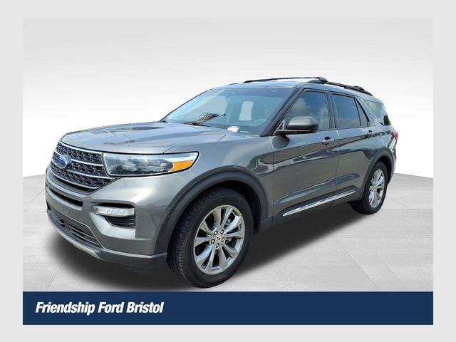 Gray Metallic 2021 Ford Explorer SUV / Crossover Rear-Wheel Drive Automatic
