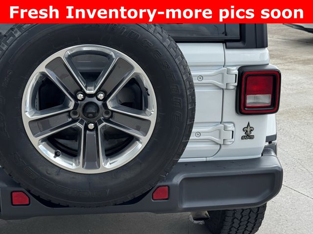 2020 Jeep Wrangler Unlimited Sahara White/off-white at DeMontrond Auto Country