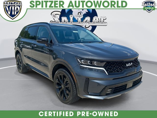 Gravity Gray 2023 Kia Sorento SX AWD SUV / Crossover All-Wheel Drive 8-Speed Dual Clutch