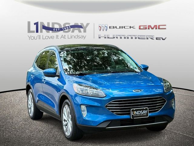 Blue Metallic 2021 Ford Escape SUV / Crossover All-Wheel Drive 8-Speed Automatic