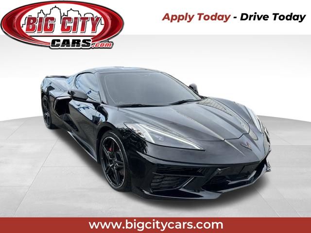 Black 2021 Chevrolet Corvette Coupe Rear-Wheel Drive 8-Speed Dual Clutch