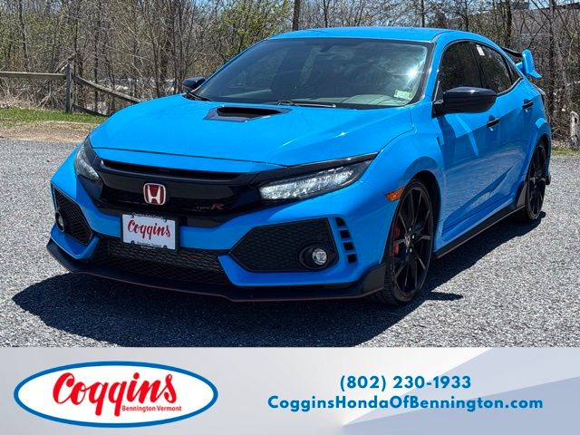 Blue 2018 Honda Civic Type R Touring FWD Hatchback Front-Wheel Drive 6-Speed Manual