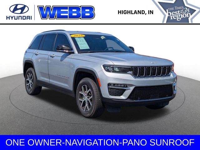 Silver Zynith 2025 Jeep Grand Cherokee SUV / Crossover Four-Wheel Drive 8-Speed Automatic