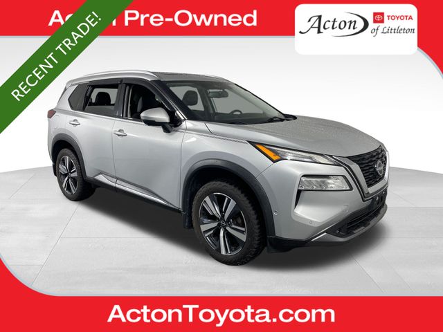 Brilliant Silver Metallic 2022 Nissan Rogue SUV / Crossover All-Wheel Drive Continuously Variable Transmission