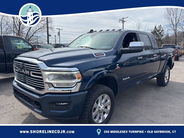 Patriot Blue Pearlcoat 2022 RAM 2500 Laramie Mega Cab 4WD Pickup Truck Four-Wheel Drive 6-Speed Automatic