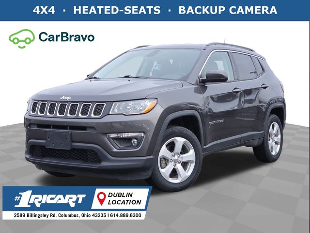 Gray (Granite Crystal Metallic Clearcoat) 2019 Jeep Compass Latitude 4WD SUV / Crossover Four-Wheel Drive 9-Speed Automatic