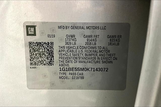 Used 2019 Chevrolet Cruze For Sale in OLIVE BRANCH, MS