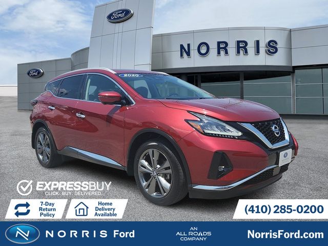 Cayenne Red Metallic 2020 Nissan Murano SUV / Crossover All-Wheel Drive Continuously Variable Transmission