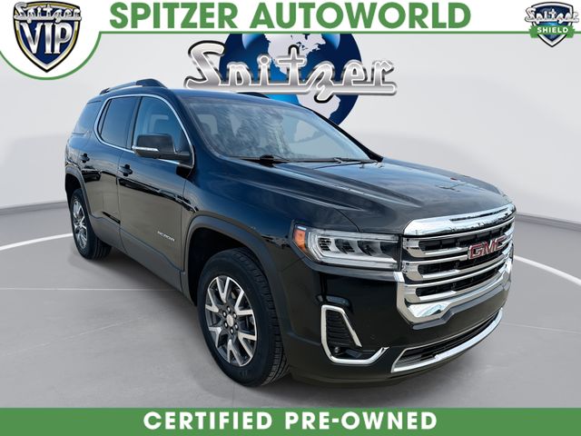 Black (Ebony Twilight Metallic) 2023 GMC Acadia SLT AWD SUV / Crossover Four-Wheel Drive 9-Speed Automatic