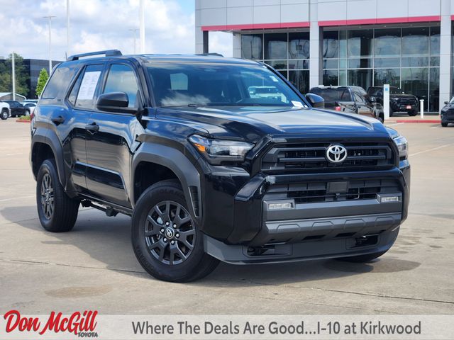Black 2025 Toyota 4Runner SR5 4WD SUV / Crossover Four-Wheel Drive 8-Speed Automatic