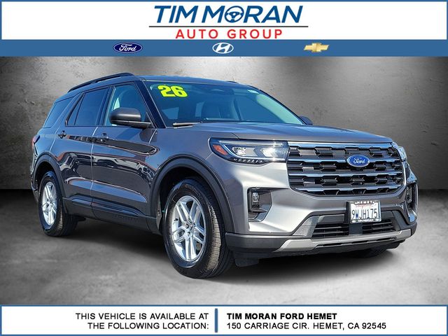 Carbonized Gray Metallic 2026 Ford Explorer SUV / Crossover Rear-Wheel Drive Automatic