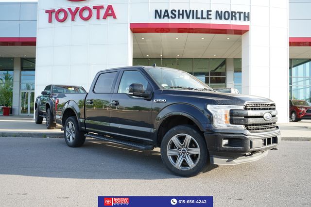 Agate Black Metallic 2019 Ford F-150 Lariat SuperCrew 4WD Pickup Truck Four-Wheel Drive Automatic