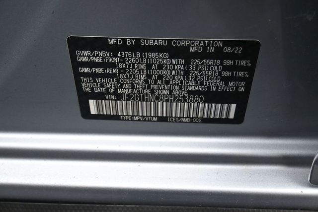 2023 Subaru Crosstrek Limited Silver at Emmons Autoplex