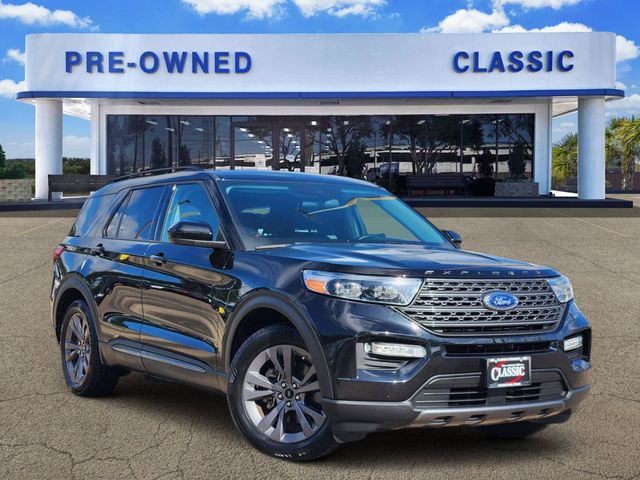 Agate Black Metallic 2022 Ford Explorer SUV / Crossover Rear-Wheel Drive Automatic