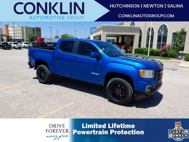 Dynamic Blue Metallic 2022 GMC Canyon Pickup Truck 4X2 8-Speed Automatic