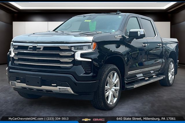 Black 2023 Chevrolet Silverado 1500 Pickup Truck Four-Wheel Drive Automatic