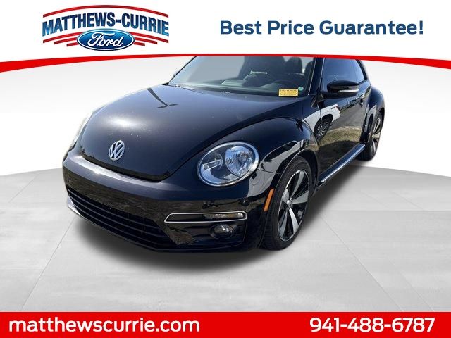 Deep Black 2014 Volkswagen Beetle R-Line Hatchback Front-Wheel Drive 6-Speed Dual Clutch