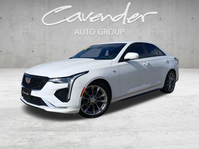 Summit White 2025 Cadillac CT4 Sedan Rear-Wheel Drive 8-Speed Automatic