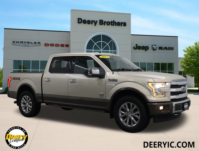 White Gold 2017 Ford F-150 Pickup Truck Four-Wheel Drive Automatic