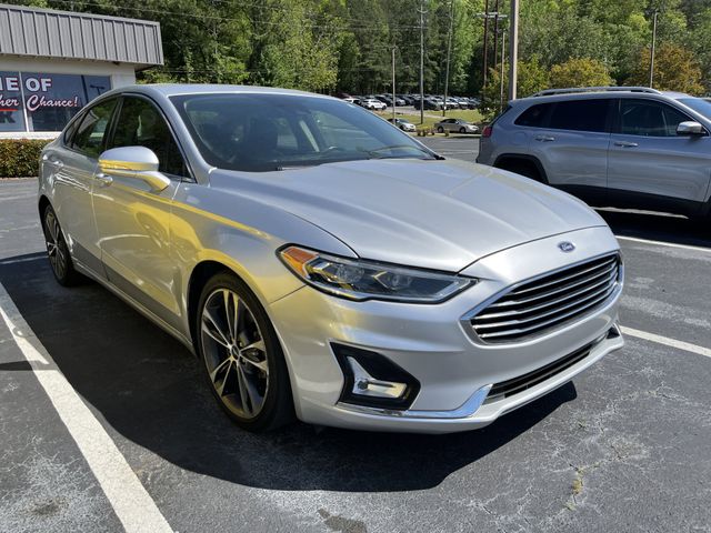 Ingot Silver 2019 Ford Fusion Titanium AWD Sedan All-Wheel Drive 6-Speed Automatic