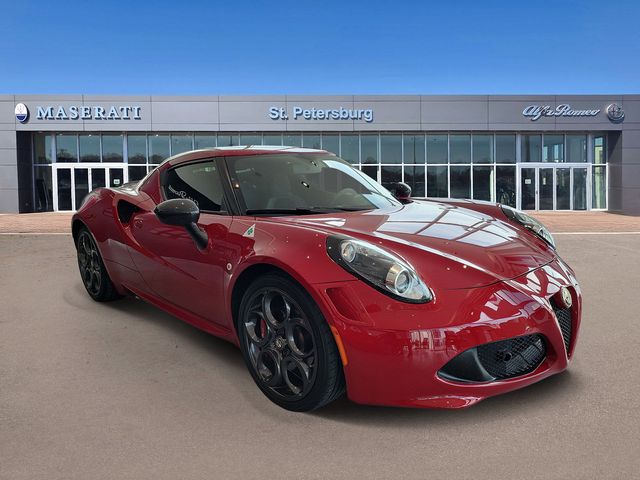 Rosso Alfa 2015 Alfa Romeo 4C Coupe Rear-Wheel Drive 6-Speed Automatic