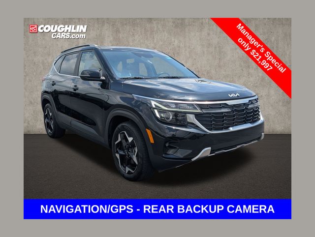Fusion Black 2024 Kia Seltos SUV / Crossover Front-Wheel Drive Continuously Variable Transmission