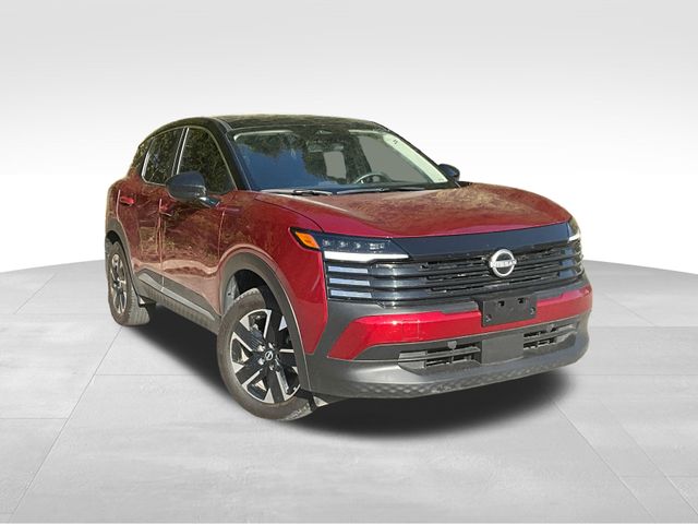 Red (Scarlet Ember Tintcoat/Super Black) 2025 Nissan Kicks SV AWD SUV / Crossover All-Wheel Drive Continuously Variable Transmission