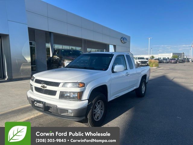 Summit White 2012 Chevrolet Colorado Pickup Truck Four-Wheel Drive 4-Speed Automatic Overdrive