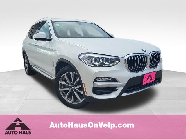 Mineral White Metallic 2018 BMW X3 xDrive30i AWD SUV / Crossover All-Wheel Drive 8-Speed Automatic