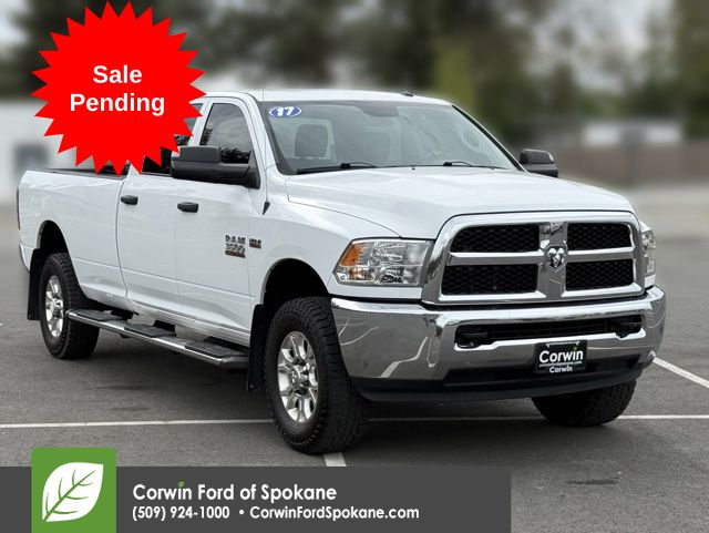 Bright White Clearcoat 2017 RAM 3500 Tradesman Crew Cab LB 4WD Pickup Truck Four-Wheel Drive 6-Speed Automatic