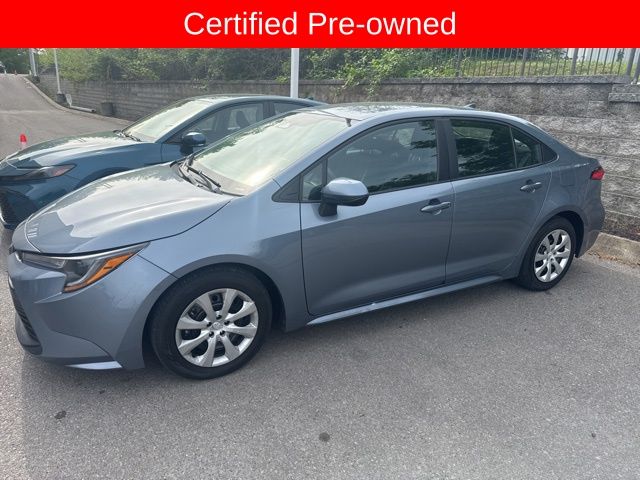 Celestite 2023 Toyota Corolla LE FWD Sedan Front-Wheel Drive Continuously Variable Transmission