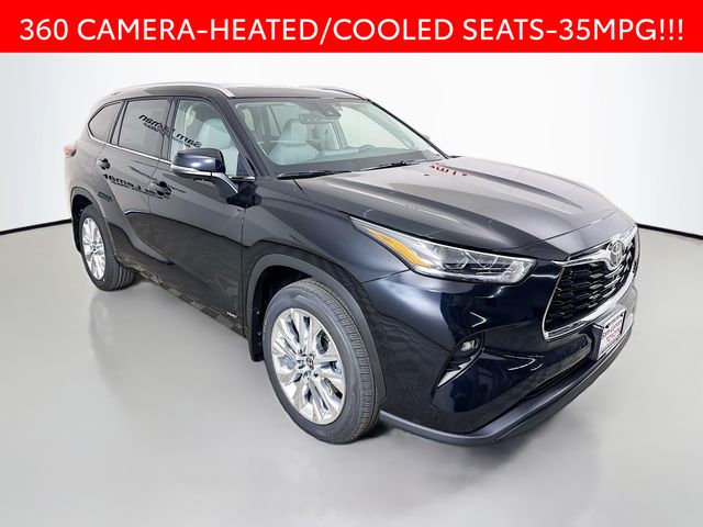 Midnight Black 2026 Toyota Highlander Hybrid Limited AWD SUV / Crossover All-Wheel Drive Continuously Variable Transmission