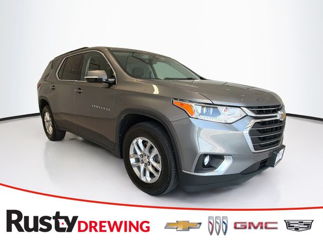 Gray (Steel Metallic) 2019 Chevrolet Traverse LT Leather FWD SUV / Crossover Front-Wheel Drive 9-Speed Automatic