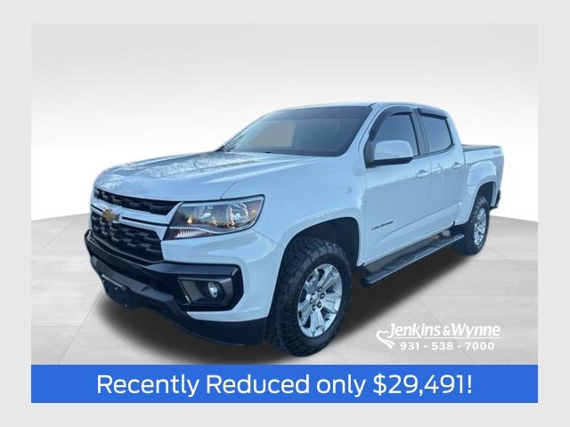 Summit White 2022 Chevrolet Colorado LT Crew Cab 4WD Pickup Truck Four-Wheel Drive 8-Speed Automatic