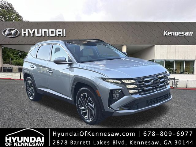 Shimmering Silver 2025 Hyundai Tucson Hybrid Plug-In SUV / Crossover All-Wheel Drive 6-Speed Automatic