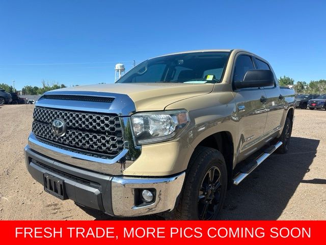 Brown (Beige / Tan) 2020 Toyota Tundra SR5 CrewMax 4WD Pickup Truck Four-Wheel Drive 6-Speed Automatic