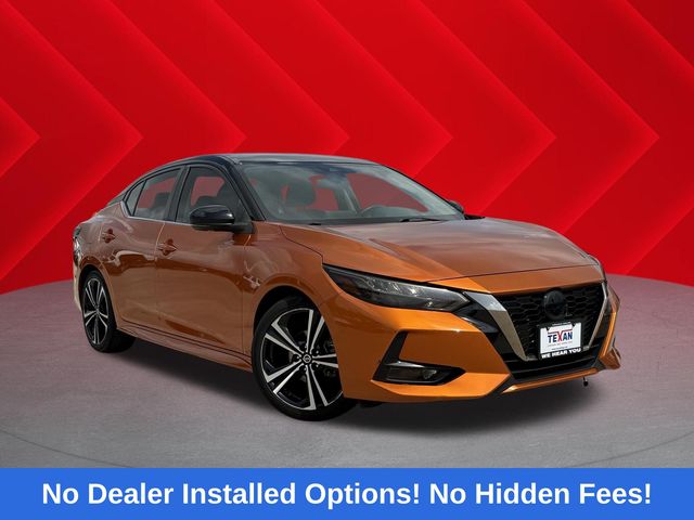 2022 Nissan Sentra SR Orange at North Houston Mitsubishi
