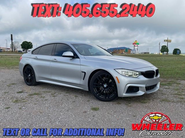 Glacier Silver Metallic 2015 BMW 4 Series 428i Gran Coupe RWD Sedan Rear-Wheel Drive 8-Speed Automatic