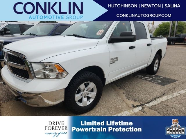 Bright White Clearcoat 2022 RAM 1500 Pickup Truck Four-Wheel Drive 8-Speed Automatic