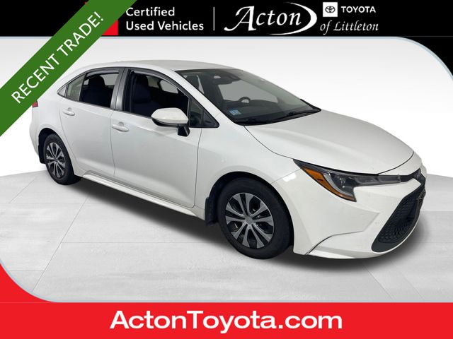 Ice Cap 2022 Toyota Corolla Hybrid Sedan Front-Wheel Drive Continuously Variable Transmission
