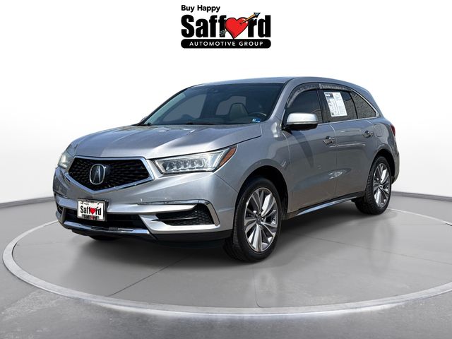 Lunar Silver Metallic 2017 Acura MDX SH-AWD with Technology Package SUV / Crossover All-Wheel Drive 9-Speed Automatic