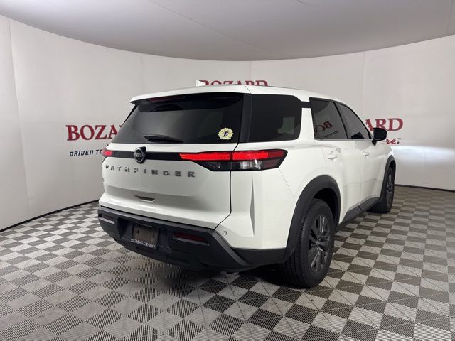 2022 Glacier White Nissan Pathfinder S FWD SUV
